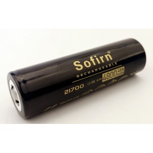 Литиевый аккумулятор Sofirn 21700 4800mAh 48А, без защиты