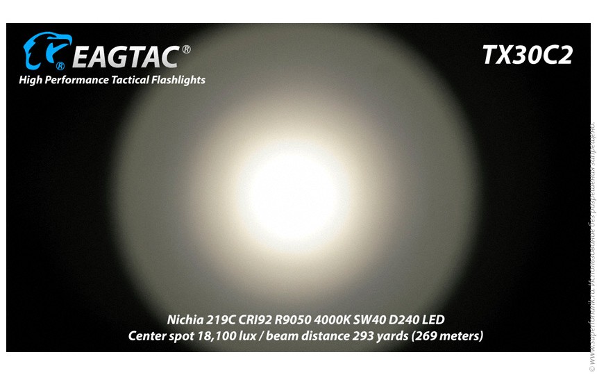 EagleTac TX30C2 Nichia 219C нейтральный белый свет
