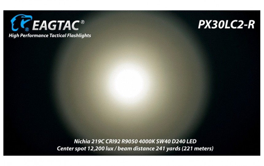 EagleTac PX30LC2-R Nichia 219C нейтральный белый свет