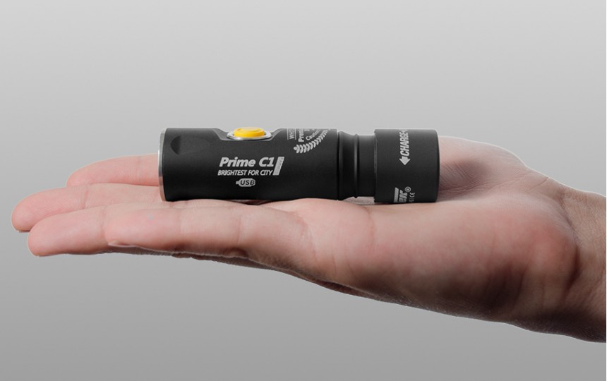 Armytek Prime C1 Pro Magnet USB (CREE XP-L, 970лм, 165м, 18350) белый свет
