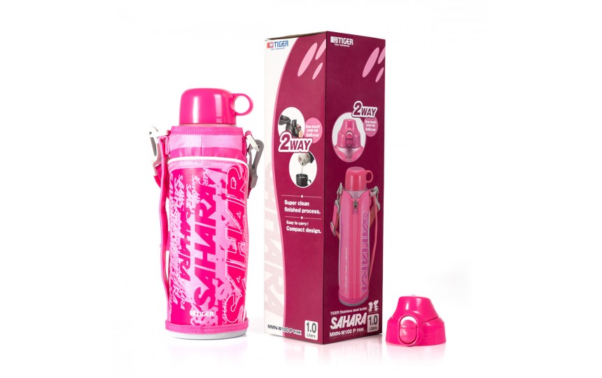 Термос для фитнеса Tiger MMN-W100 Pink 1 л. (цвет розовый) 