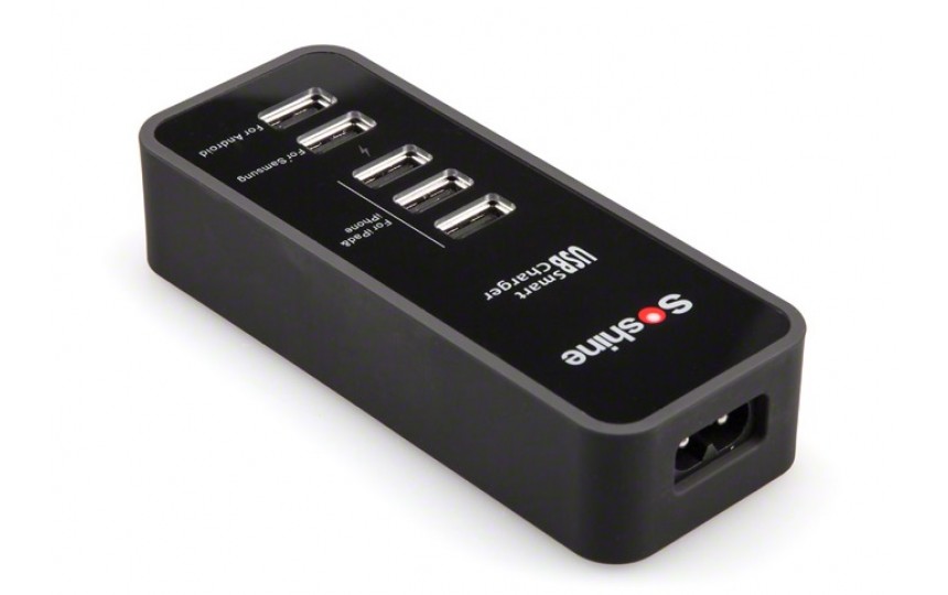 Сетевой адаптер Soshine на 5 USB портов